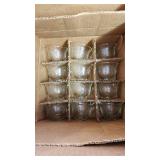 Indiana Glass Co. Princess Crystal Punch Set with Serving Trays