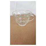 Indiana Glass Co. Princess Crystal Punch Set with Serving Trays