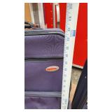 Set of Vintage and Modern Suitcases and Luggage