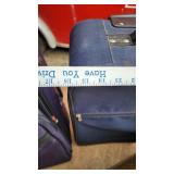 Set of Vintage and Modern Suitcases and Luggage