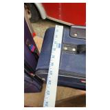 Set of Vintage and Modern Suitcases and Luggage