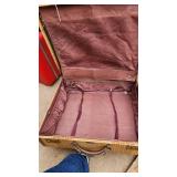 Set of Vintage and Modern Suitcases and Luggage