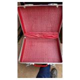 Set of Vintage and Modern Suitcases and Luggage