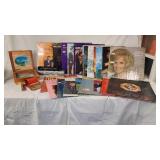 Vinyl Record Collection, Cigar Accessories, and Cigar Box