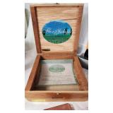 Vinyl Record Collection, Cigar Accessories, and Cigar Box