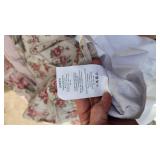 Queen Size Floral Bedding Set including Sheets, Pillowcases, and Quilt