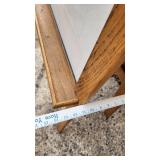 Wooden Chalkboard and Whiteboard Easel