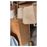 Brass Lamps and Lamp Shades