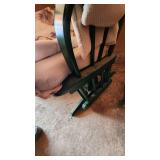 Gliding Rocking Chair with Floral Cushion