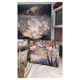 Assorted Toys and Games including Scrabble, Lincoln Logs, and Puzzles