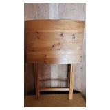 Lot of Framed Artwork, Lamps, and Folding Table