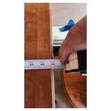 Art Deco Style Wooden Desk with Drawers