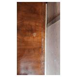 Art Deco Style Wooden Desk with Drawers