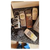 Smith Corona SR 1000 Series and Royal Satellite II Typewriters with Nokia Mobile Phones