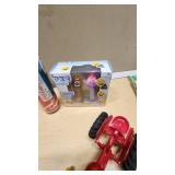 Assorted Vintage and Collectible Items including Star Trek Book and Record Set, Disney Figurines, and More