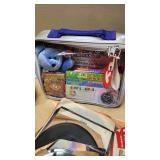 Collection of Vintage Board Games, Records, and Toys including G.I. Joe Marine Paratroop Game, Battleship, and More