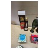 Budweiser and Jameson Openers, Vintage Thermos, and Decorative Bottles