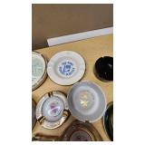Lot of Collectible Ashtrays Featuring Various Locations and Brands