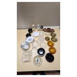 Vintage Glass and Ceramic Ashtrays and Bottles Collection
