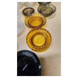 Vintage Glass and Ceramic Ashtrays and Bottles Collection