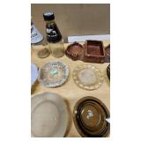 Vintage Glass and Ceramic Ashtrays and Bottles Collection