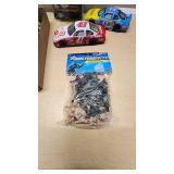 Racing Champions Mint 1937 Ford Convertible, NASCAR Die-Cast Cars, and Toy Soldiers