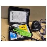 Various Electronic and Miscellaneous Items including eMachines Keyboard, Tiger Quiz Wiz Game, Memorex Discman, and More