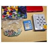 Lil Chubbykins 25 Piece Playette Doll Set, Audubon Puzzle, Chinese Checkers, Poker Chips and More Games