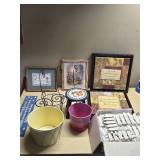 Framed Quotes and Home Decor Items