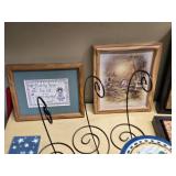 Framed Quotes and Home Decor Items