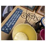 Framed Quotes and Home Decor Items