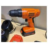Black & Decker and Firestorm Cordless Drill Set with Chargers and Batteries - Untested
