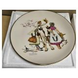 Norman Rockwell Collector Plates Including "The Traveling Salesman" and "The Country Pedlar"