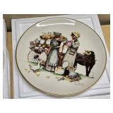 Norman Rockwell Collector Plates Including "The Traveling Salesman" and "The Country Pedlar"