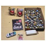 NASCAR Collectibles and DVD, Toy Car, and Bottle Cap Collection