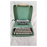 Smith-Corona Portable Typewriter with Case