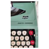 Smith-Corona Portable Typewriter with Case