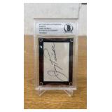 Beckett Authenticated 2017 Historic Autographs Jimmy Piersal Cut Autograph