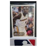 1993 FLEER CHRIS WEBBER ROOKIE CARD