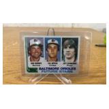 1982 Topps Cal Ripken Jr Blank Back Rookie Card Rare!!!