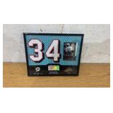 2002 Absolute Memorabilia Autograph Ricky Williams Plaque Serial #22/75