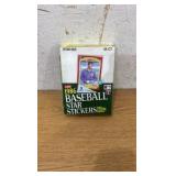 1986 Fleer Baseball Star Stickers 36 Pack Box