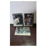 1994 UD MICKEY MANTLE BASEBALL HEROES INSERT CARD LOT OF 3