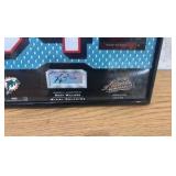 2002 Absolute Memorabilia Autograph Ricky Williams Plaque Serial #22/75