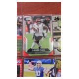 FOOTBALL ROOKIE CARD LOT OF 9