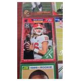 FOOTBALL ROOKIE CARD LOT OF 9