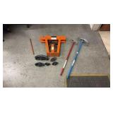 12 TON hydraulic jack and Conduit Benders
