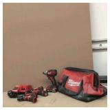 MILWAUKEE Impact Driver, Drills, battery & charger