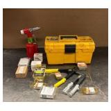 AIR hydraulic rivet gun w/ tool chest and rivets
