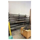 STEEL scrap and metal rolling cart